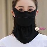  Khẩu Trang Chống Nắng Che Cổ Nữ Vải Thun Thoáng Mát 