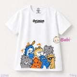  M1 Áo Thun Cotton Bé Trai Optimism (23-62kg) 