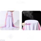  Bộ Bơi Bé Gái Tay Dài Quần Dài Màu Tím Hồng (26-50kg) 