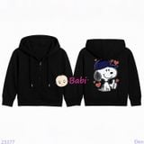  Áo Khoác Da Cá Trẻ Em Hình S.N.O.P.Y (20kg - 65kg) 