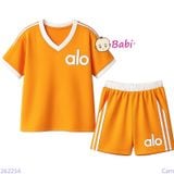  Bộ Thể Thao Trẻ Em Màu Trơn Năng Động (23-58kg) 