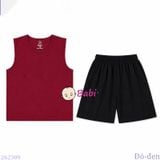  Bộ Thun Sát Nách Bé Trai Trơn (27 -65kg) 