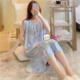  Đầm Tole Lanh Mùa Hè Mặc Mát Mẹ Bé (fs trên 50kg) 