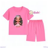  Bộ Bé Gái Quần Lửng In Họa Tiết Đẹp H3 (23-56kg) 