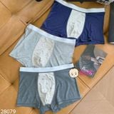  Hộp 3 Chip Đùi Nam Màu Trơn (50-80kg) 