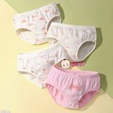  Set 4 Chip Cotton Tam Giác Nơ Cho Bé Gái (26-35kg) 