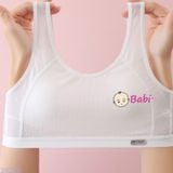 Áo Bra Lưới Cotton Học Sinh Bé Gái (30-53kg) 