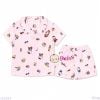  Bộ Pyjama tay ngắn quần đùi Bé Gái Hình Mèo ( 30-60kg ) 