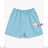  Quần Short Bé Gái Màu Trơn Năng Động (35-60kg) 