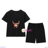  Bộ Bé Gái Quần Lửng In Họa Tiết Đẹp H1 (23-56kg) 