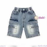  Quần Jeans Lửng Túi Hộp Bé Trai 799 (20-41kg) 