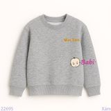  Áo Thun Tay Dài Form Rộng Mini Boss Cho Bé  (17kg-75kg) 