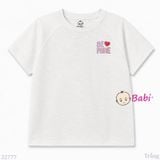  Áo Thun Tay Ngắn Cotton Bé Trai Bé Gái BeMine (33-70kg) 