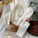  ÁO CARDIGAN LEN THÊU NGỰA 
