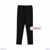  Quần Legging Dài Màu Trơn Cho Bé Gái (15kg - 35kg) 