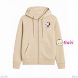  Áo Khoác Da Cá Trẻ Em Hình Cún Đội Nón (20kg - 65kg) 