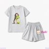  Bộ Bé Gái Tay Ngắn Quần Đùi Cỏ May Mắn  (20-57kg) 