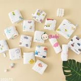 Set 5c Khăn Gạc Lau Mặt 30x30cm 