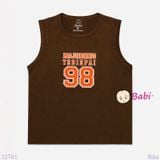  Áo Ba Lỗ Bé Trai Cotton Mát Mẻ Hè Số 98 (27–65kg) 