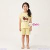  Bộ Bé Gái Tay Ngắn Quần Đùi In Chú Cún (20-55kg) 