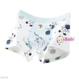  Set 4 Chip Đùi Cotton Bé Trai Họa Tiết Phi Hành Gia (35-50kg) 