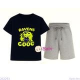  Bộ Thun Bé Trai Tay Ngắn Quần Ngắn Hình S.N.O.O.P.Y (23kg - 62kg) 