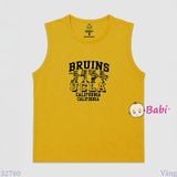  Áo Ba Lỗ Bé Trai Cotton Mát Mẻ Hè Bruins (27–65kg) 