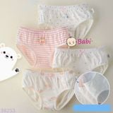 Set 4 Chip Cotton Tam Giác Cho Bé Gái (26-35kg) 