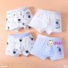  Set 4 Chip Đùi Cotton Bé Trai Họa Tiết Phi Hành Gia (35-50kg) 