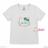  (H6) Áo Thun Baby Tee Mẹ Và Bé In Chữ Hello (30-68Kg) 