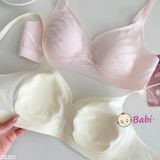  Áo Bra Không Gọng Màu Trơn Cho Mẹ Và Bé Lớn (S32-S36) 