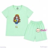  Bộ Thun Mát Bé Gái Hoa Vàng Mùa Hè Size 20-55kg 