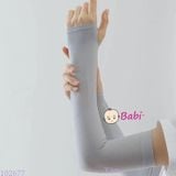  Găng Tay Ống Chống Nắng Màu Trơn Đơn Giản 