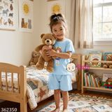  Bộ Thun Mát Bé Gái Hoa Vàng Mùa Hè Size 20-55kg 