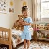  Bộ Thun Mát Bé Gái Hoa Vàng Mùa Hè Size 20-55kg 