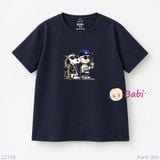  M5 Áo Thun Cotton Bé Trai Hình Cún và Bé (23-62kg) 