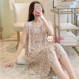  Đầm Tole Lanh Mùa Hè Mặc Mát Mẹ Bé (fs trên 50kg) 