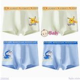  Set 4 Chíp Đùi Cotton Bé Trai Họa Tiết Đẹp (33-45kg) 