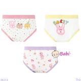  Set 3 Quần Chip Tam Giác Họa Tiết Xinh Xắn (20-45kg) 