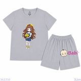  Bộ Thun Mát Bé Gái Hoa Vàng Mùa Hè Size 20-55kg 