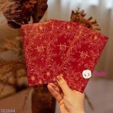  Set 60 Bao Lì Xì Gấm Hoa 
