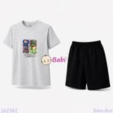  Bộ Thun Bé Trai Tay Ngắn Quần Ngắn M2 (23kg - 62kg) 