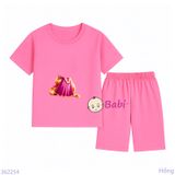  Bộ Bé Gái Quần Lửng In Hình Công Chúa (23-56kg) 