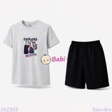  Bộ Thun Bé Trai Tay Ngắn Quần Ngắn M3 (23kg - 62kg) 
