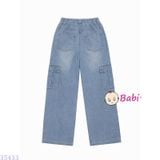  Quần Jeans Dài Bé Gái, Bé Trai Túi Hộp M16 (30-45kg) 