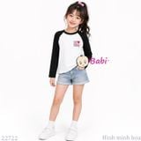  Áo Tay Dài Raplang Bé Gái Teen Be Mine (30-65kg) 