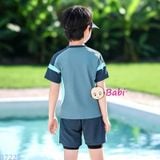  Bộ Đồ Bơi Bé Trai Tay Ngắn Quần Ngắn Auth (26-55kg) 