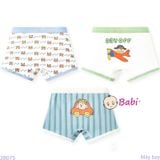  Set 3 Quần Chip Đùi Bé Trai Họa Tiết Dễ Thương (23-42kg) 