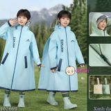  Áo Mưa Cao Cấp Phối Màu Dễ Thương (110-165cm) 