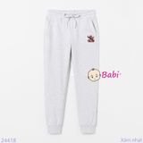  Quần Jogger Trẻ Em  Hình STITCH Ôm Bóng (23kg - 65kg) 